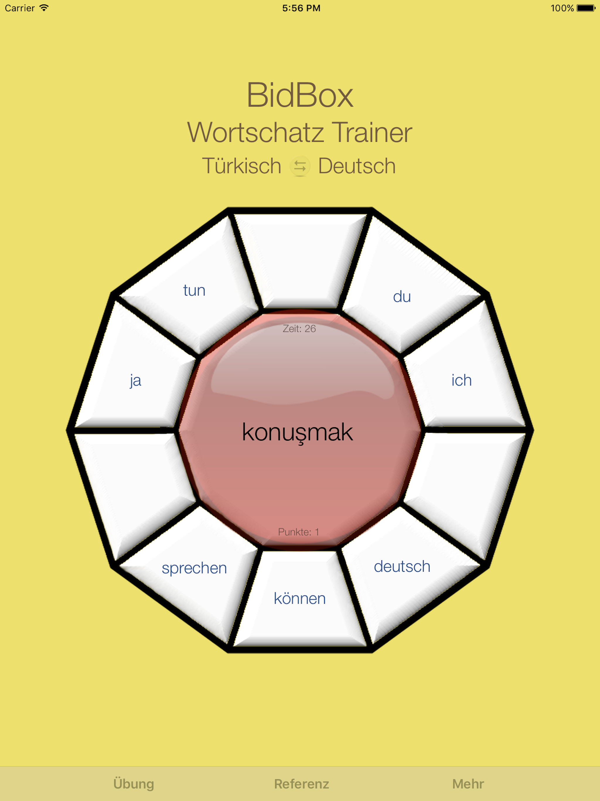 Vocabulary Trainer: German - Turkish