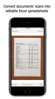 image to excel converter - ocr iphone screenshot 1