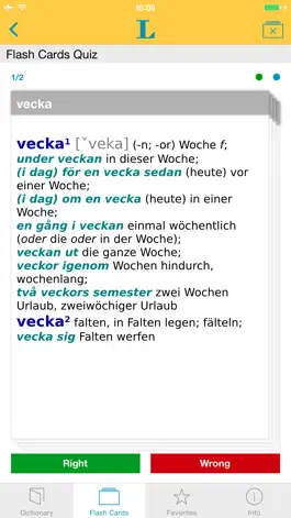 Game screenshot German - Swedish Dictionary hack