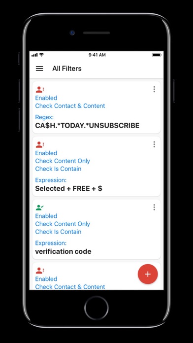 SMS Filter+ screenshot 3