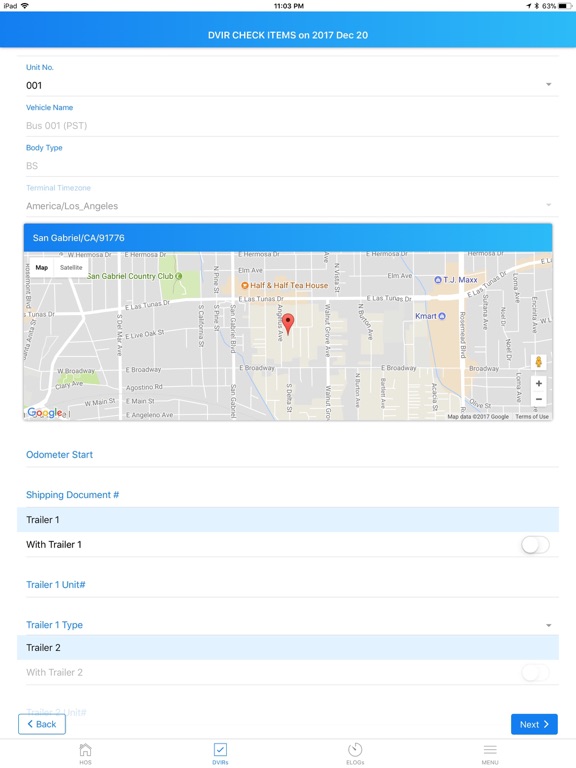 Rollingtrans ELD iPad screenshot 2 - Business app