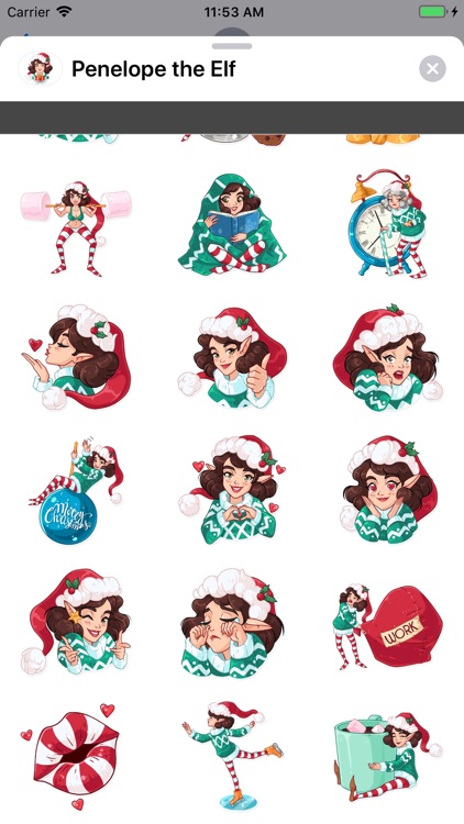 Penelope the Elf stickers pack