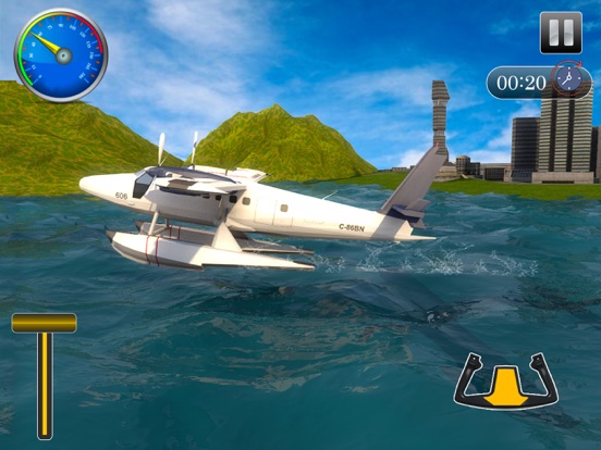 Screenshot #6 pour Flying Sea-Plane Games 2018