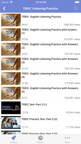TOEIC Vocabulary Practice Test screenshot