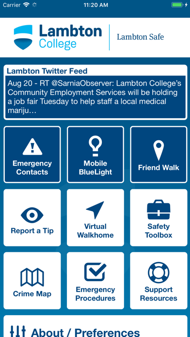 Screenshot #1 pour LambtonSafe