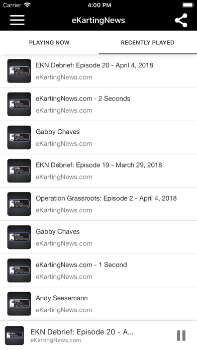 eKartingNews iPhone screenshot 2 - Sports app