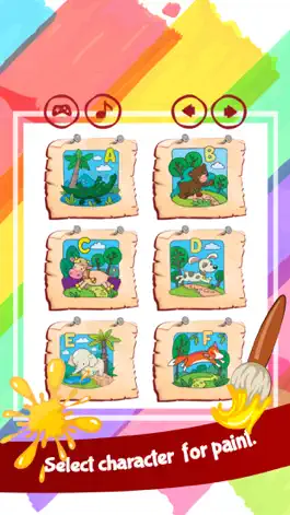 Game screenshot Animals alphabet Coloring Book hack