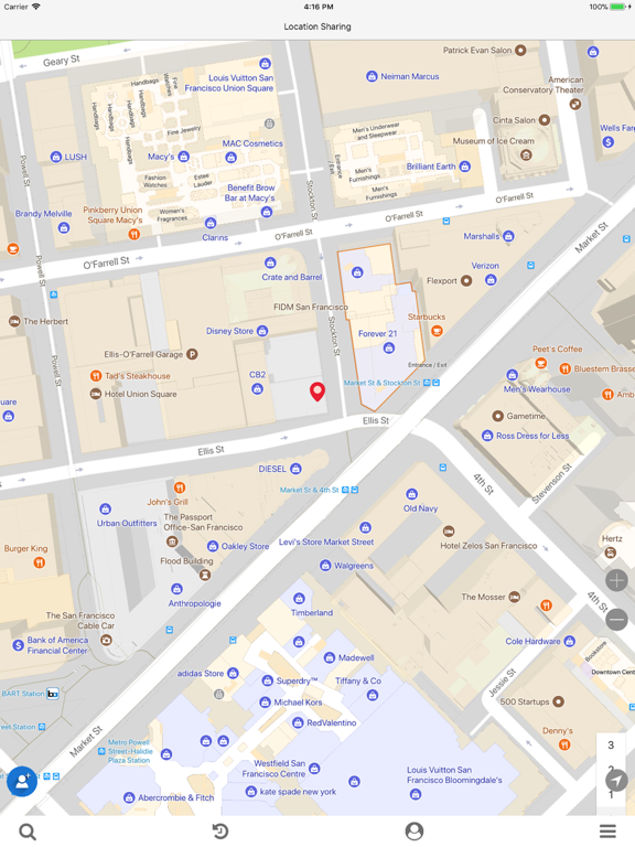 Screenshot #4 pour Location Sharing Real Time