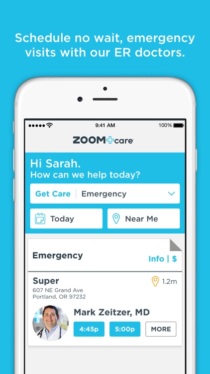 ZOOM+Care On-Demand Healthcare