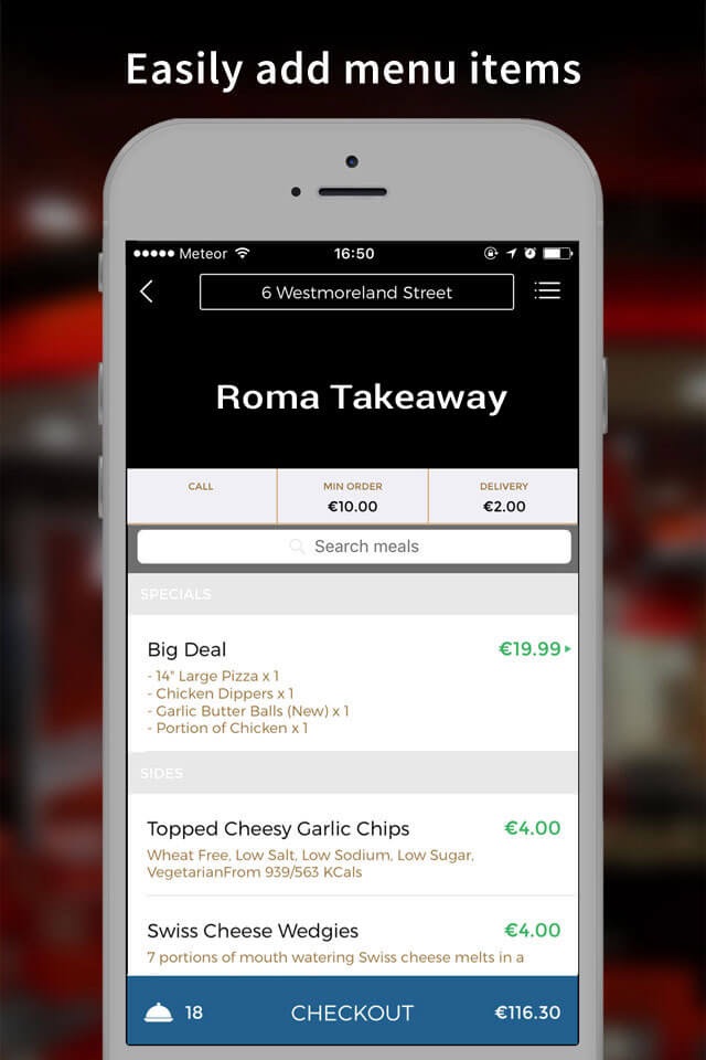 Roma Loughlinstown Takeaway screenshot 2