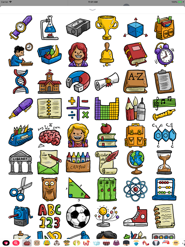 Back 2 School Stickers