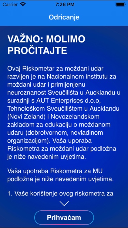 Stroke RiskoMeter Pro Croatian