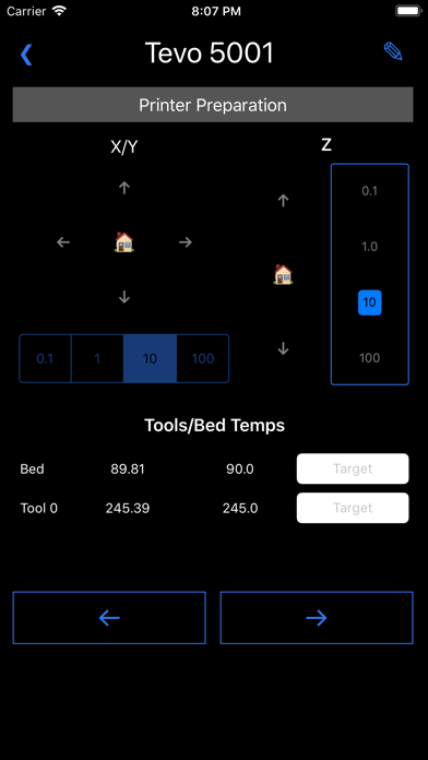 3dpc for OctoPrint iPhone screenshot