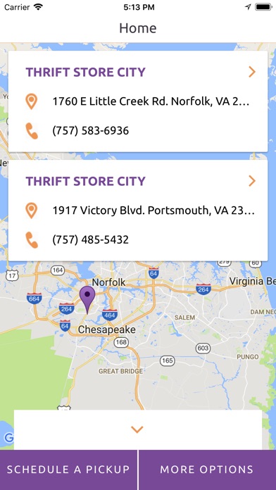 Thrift Store Locator screenshot 2