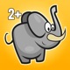 Toddler animal pointing book app icon - Education app for iPhone