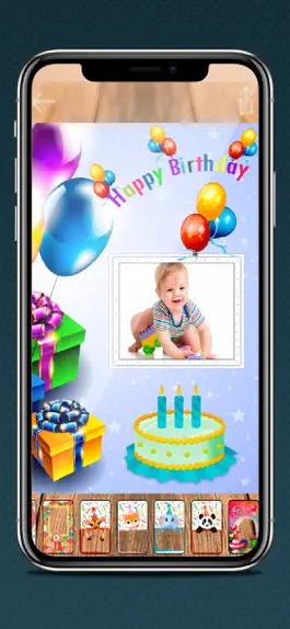 Game screenshot Create birthday photo frames mod apk