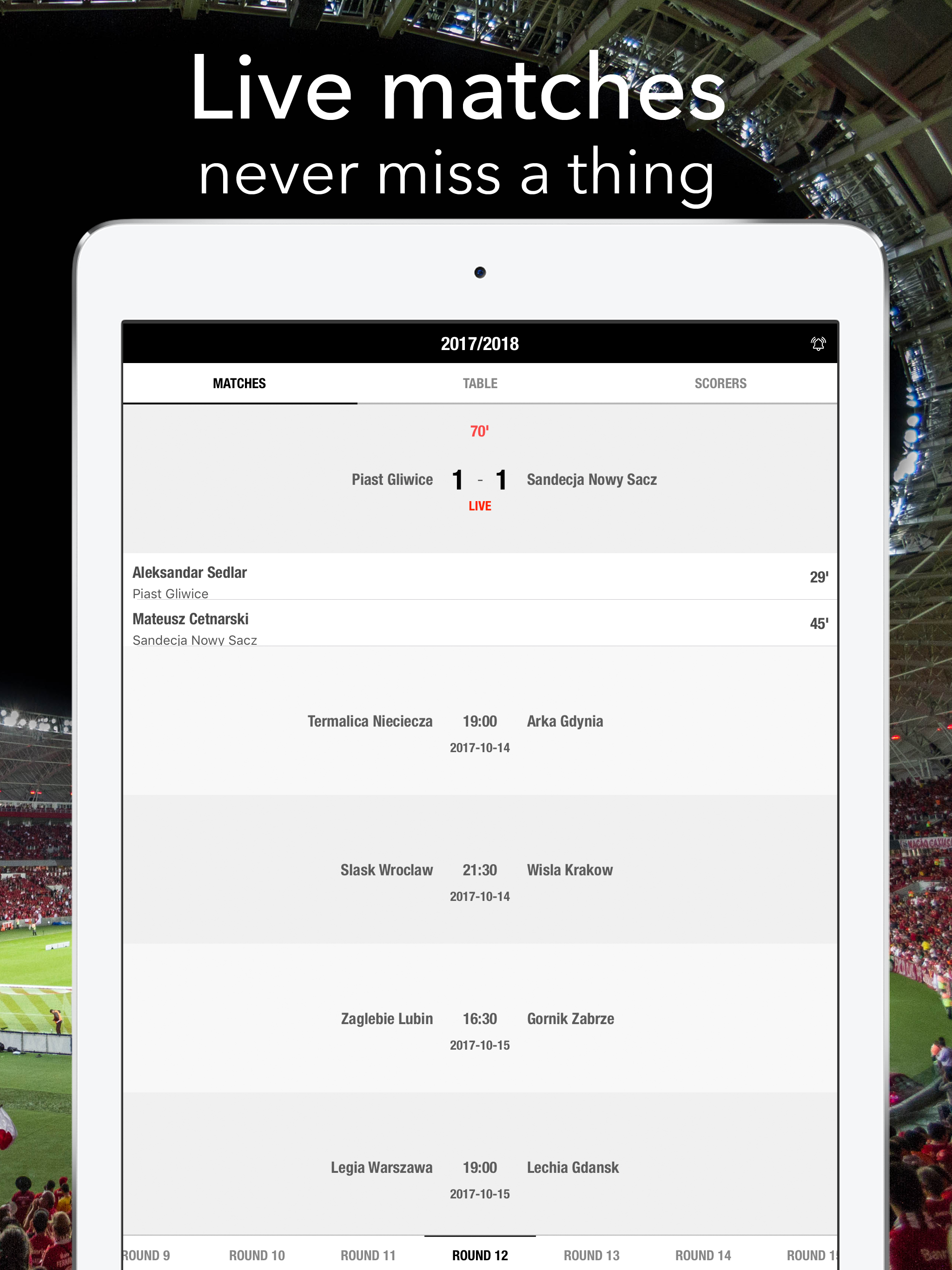 Ekstraklasa Football Results screenshot 6