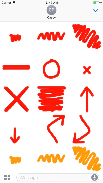 Markers for iMessage