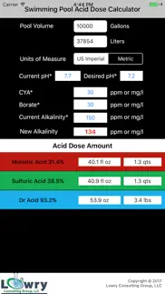 How to cancel & delete pool acid dose calc 2