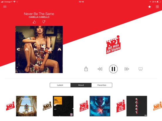 NRJ Lebanon iPad screenshot 6 - Music app