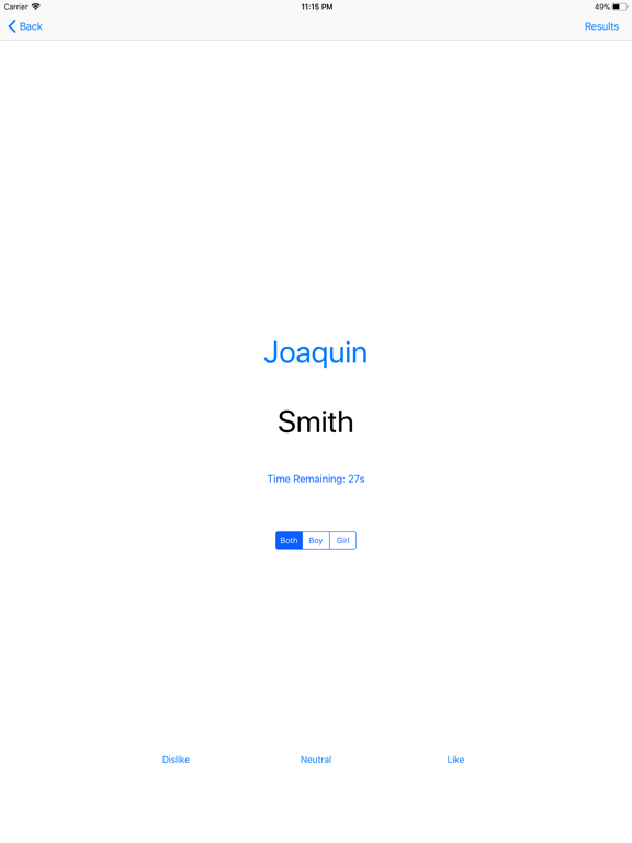 Screenshot #5 pour Baby Name Game
