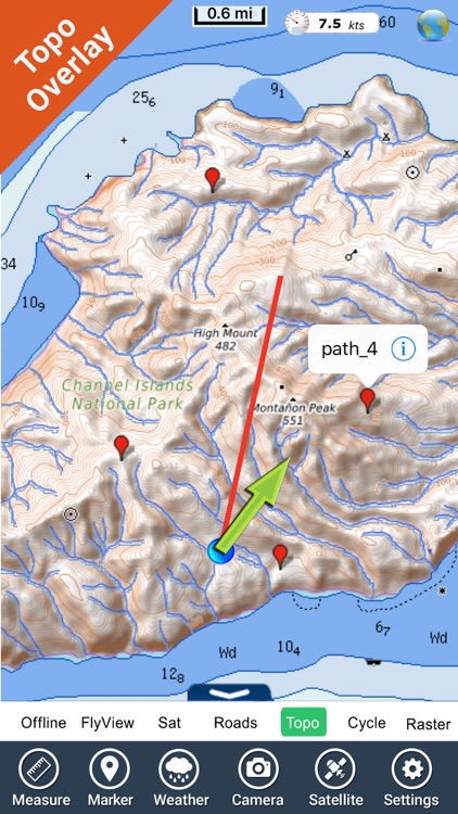 Channel Islands NP GPS charts