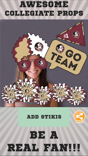 Florida State Seminoles Selfie Stickers(圖2)-速報App