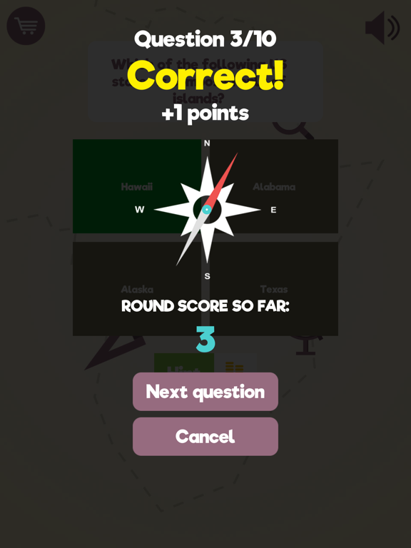 Geography: Quiz Game iPad screenshot 4 - Games app