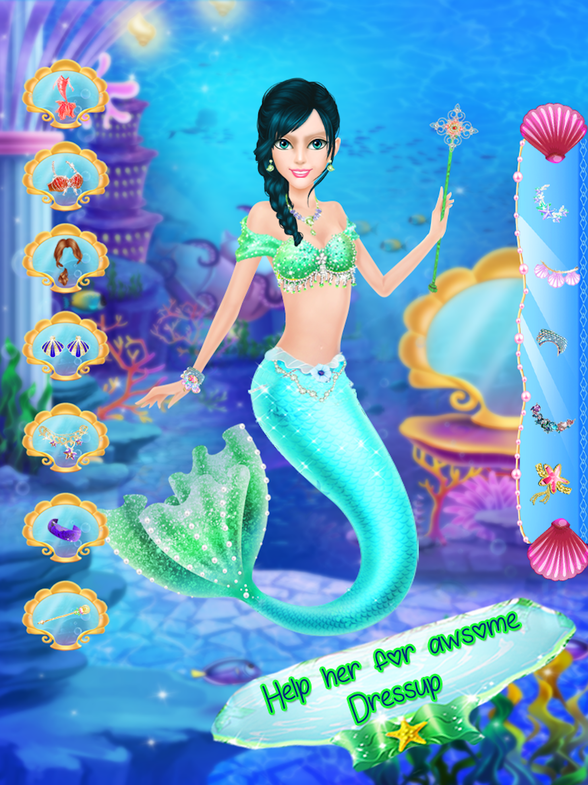 Mermaid Games - Makeover and Salon Game screenshot 10