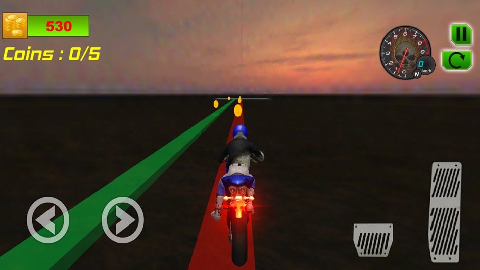 #3. Driving Bike In Space (iOS) 由: Yasir Majeed