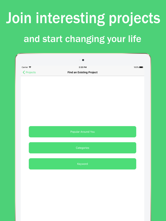 TeamMe iPad screenshot 2 - Productivity app
