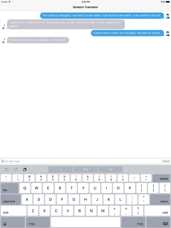 Screenshot #5 pour Sindarin Translator