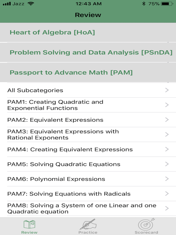 SAT Math Pro iPad screenshot