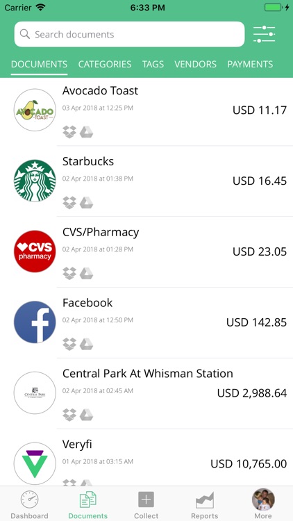 Veryfi - Receipts & Expenses