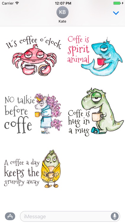 Zombie Coffee Lovers Stickers