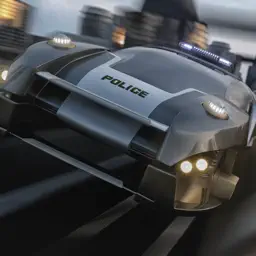 Midnight PoliceCar Chase 2018 app icon