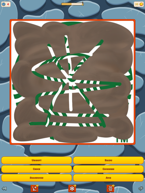 Dirty Logo Quiz iPad screenshot