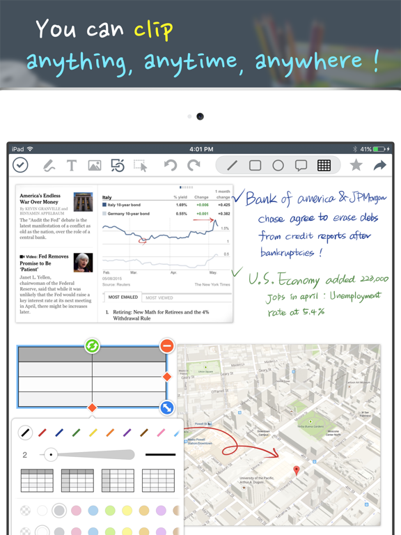 UPAD V iPad screenshot 4 - Productivity app