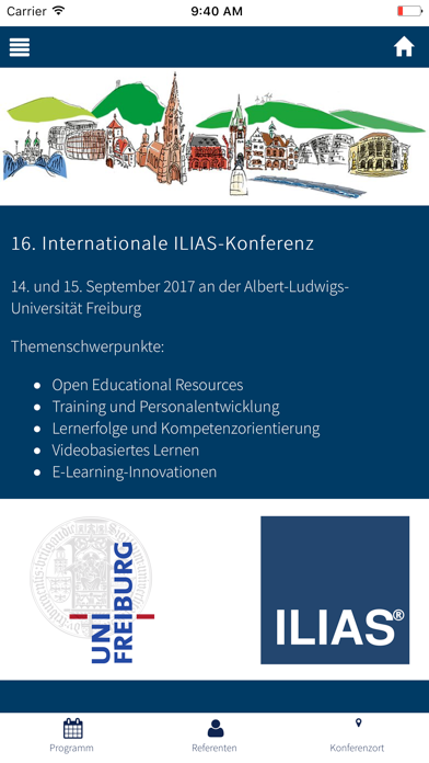 Screenshot #1 pour ILIAS Konferenz