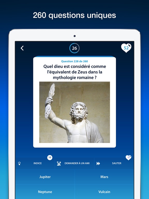 Screenshot #5 pour Jeux de Quiz Mythologie