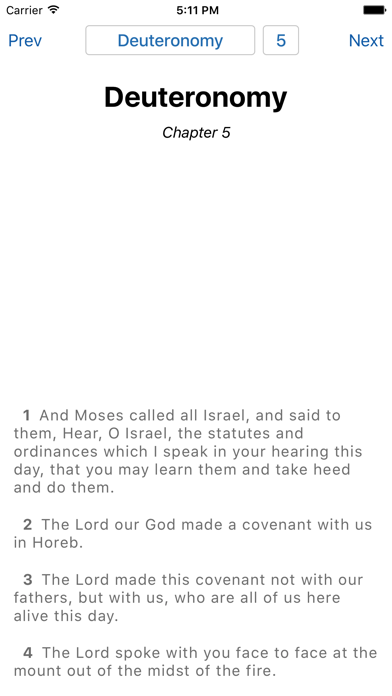The King James Bible App Screenshot
