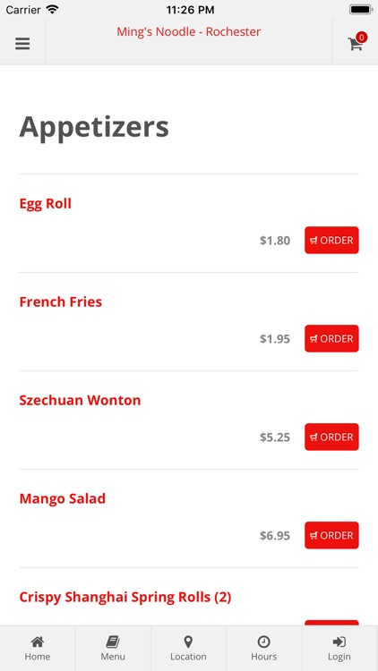 Ming's Noodle Rochester