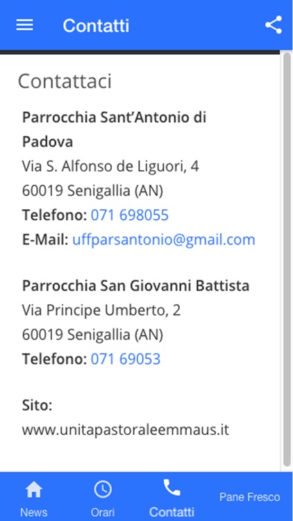 U.P. Emmaus - Senigallia