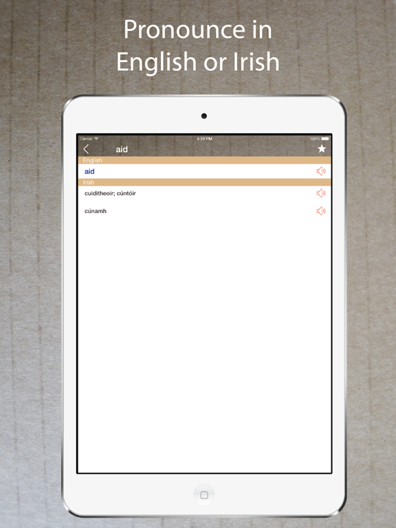 Screenshot #5 pour Irish English Dictionary +