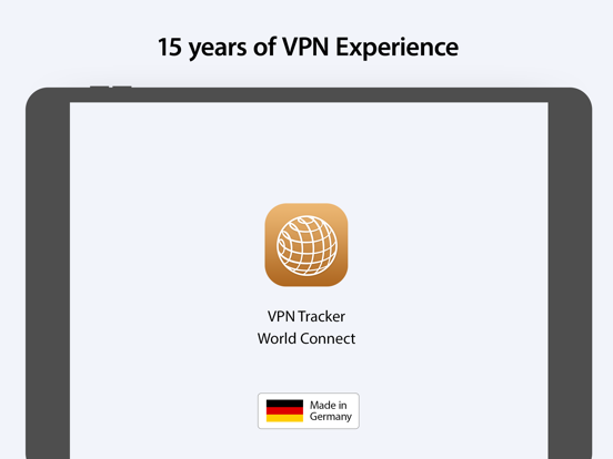 VPN Tracker World Connect iPad screenshot 6 - Productivity app