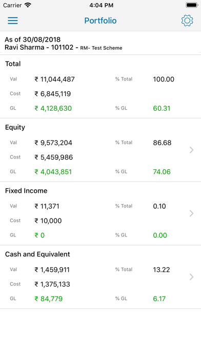 Screenshot #3 pour MyPortfolioView