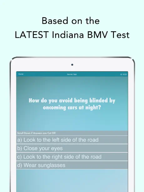 Indiana Driving Test