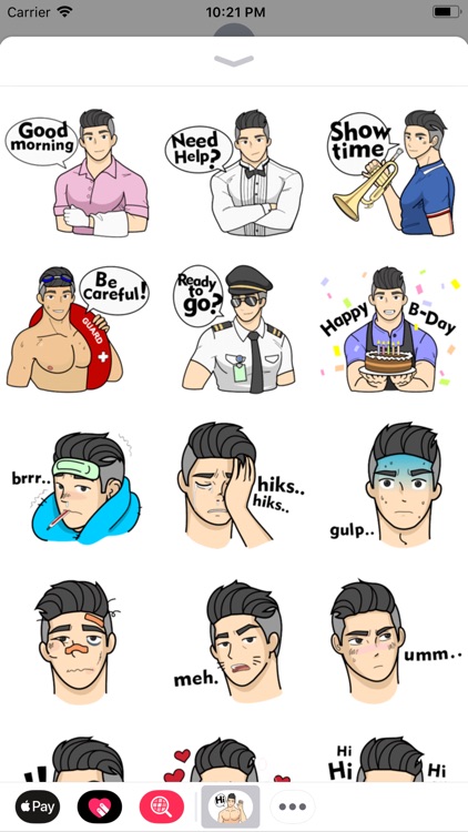 Sexy Man Stickers screenshot-3