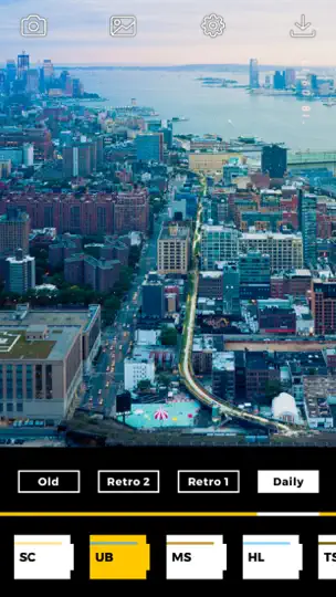 Скриншот Filmlike New York на iPhone 7