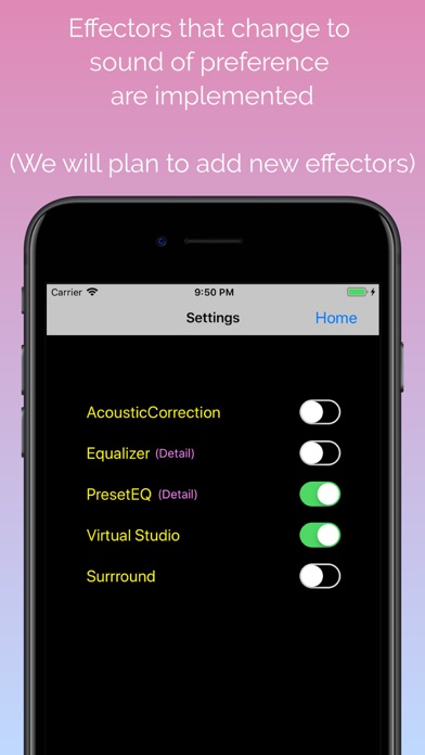 Screenshot #2 pour PlaySound For Head/Earphone